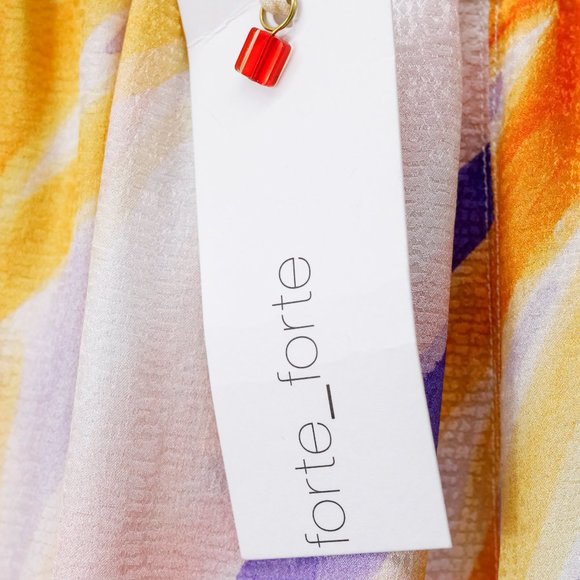 Forte_Forte 6293 Panarea Printed Silk Pant - Picture 9 of 14